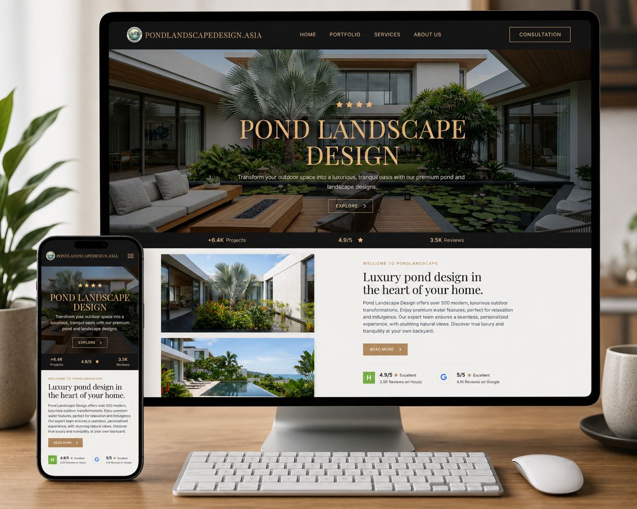 Pond Landscape Design