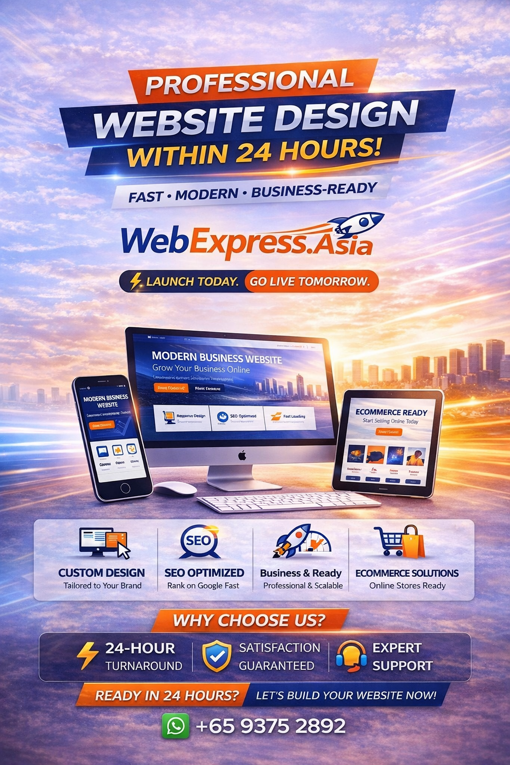 Professional Web Design Mockup